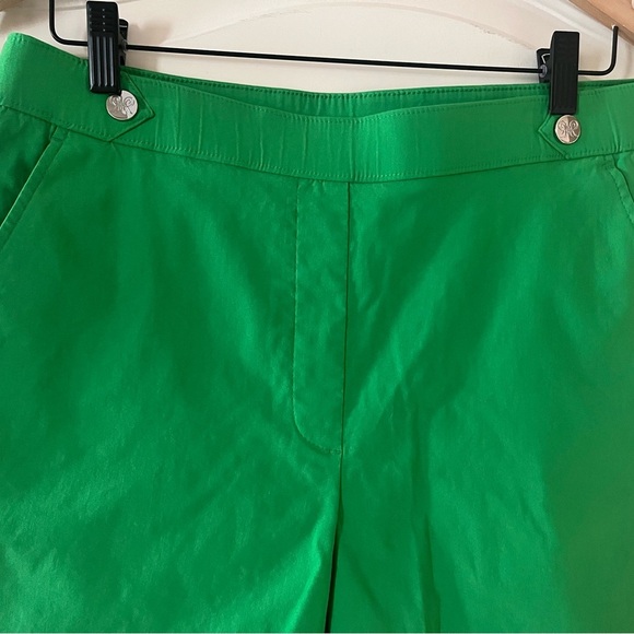 Rafaella designer Green Dress Shorts Summer Women’s size 12 - Picture 2 of 12